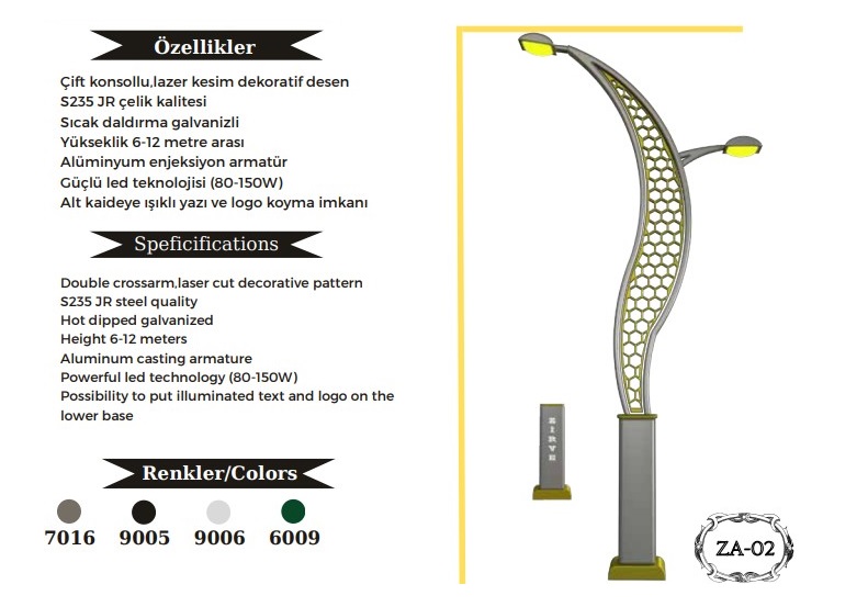 Aydınlatma Direği ZA-02